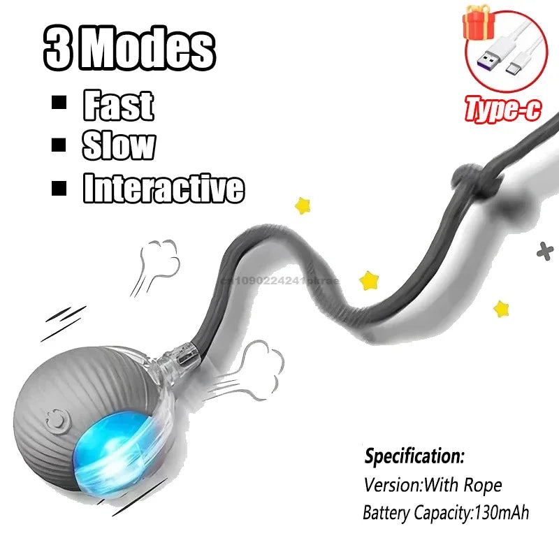 🐾 Smart Interactive Toy Ball for Cats & Dogs