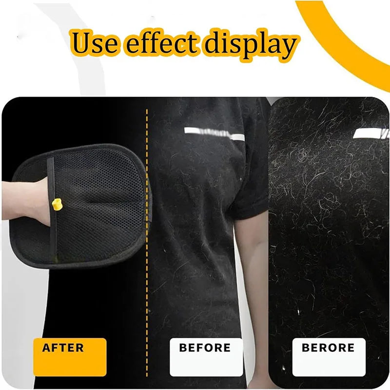 New. pet hair removal tools reusable gloves, pet double-sided beauty gloves, carpet removal pet fur hair pet supplies