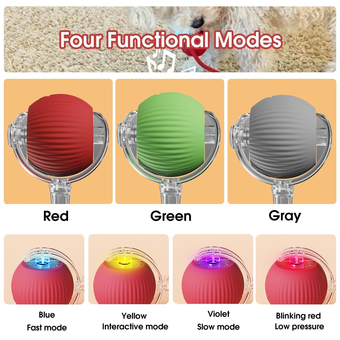 Yopoll Playful Pet Ball