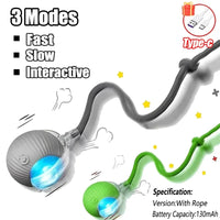 🐾 Smart Interactive Toy Ball for Cats & Dogs