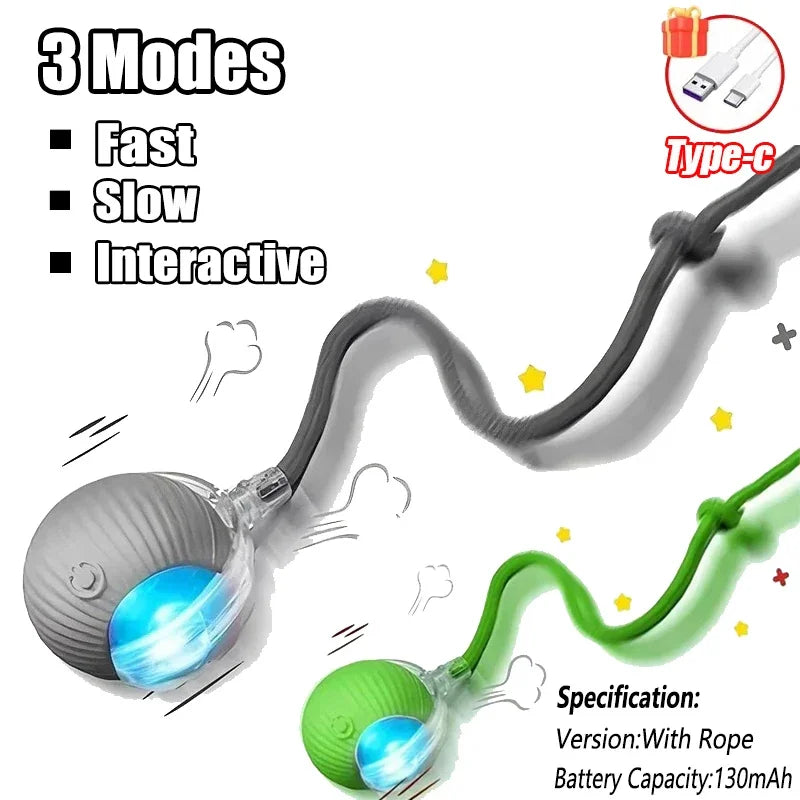 🐾 Smart Interactive Toy Ball for Cats & Dogs